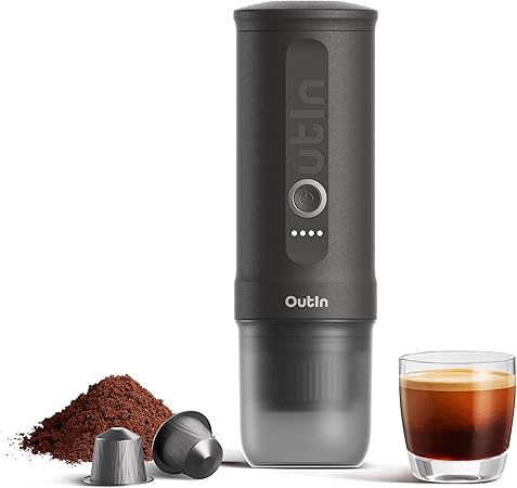 OutIn Nano Portable Electric Espresso Machine- Travel Coffee Maker for Camping 2 OutIn Nano Portable Electric Espresso Machine- Travel Coffee Maker for Camping - Image 2