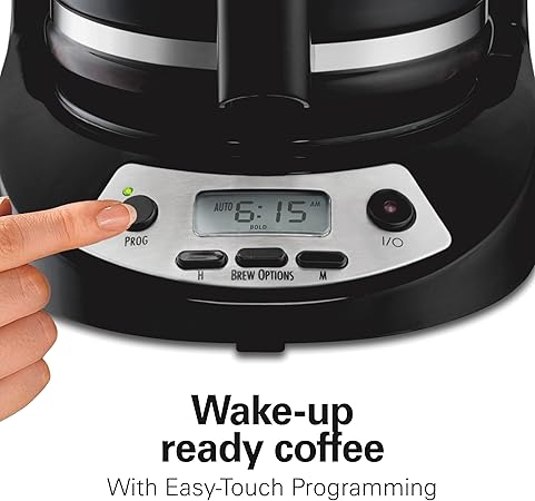 Hamilton Beach 12 Cup Programmable Drip Coffee Maker- Brew Options 2 Hamilton Beach 12 Cup Programmable Drip Coffee Maker- Brew Options - Image 2