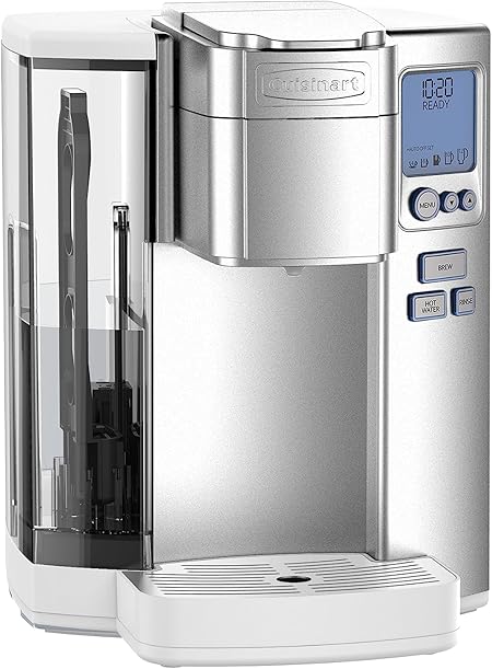 Cuisinart Single Serve 1 Cup Coffee Tea Maker Machine w/ 5 Serving Sizes and Adjustable Temperature for Individual Coffee Pods- 72 Ounce 2 Cuisinart Single Serve 1 Cup Coffee Tea Maker Machine w/ 5 Serving Sizes and Adjustable Temperature for Individual Coffee Pods- 72 Ounce - Image 2