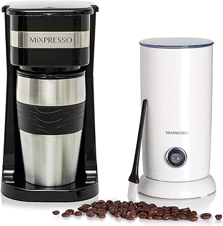 Mixpresso Personal Single-Serve Coffee Maker & 14oz Travel Mug- Drip Small Coffee Maker & Tumbler 2 Mixpresso Personal Single-Serve Coffee Maker & 14oz Travel Mug- Drip Small Coffee Maker & Tumbler - Image 2