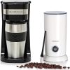 Mixpresso Personal Single-Serve Coffee Maker & 14oz Travel Mug- Drip Small Coffee Maker & Tumbler