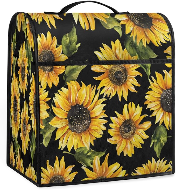 Floral Flowers Sunflower Coffee Maker Cover Stain Dust Cover for Coffee Machine Blender Mixer Coffee Maker Protector Kitchen Appliance Cover 2 Floral Flowers Sunflower Coffee Maker Cover Stain Dust Cover for Coffee Machine Blender Mixer Coffee Maker Protector Kitchen Appliance Cover - Image 2