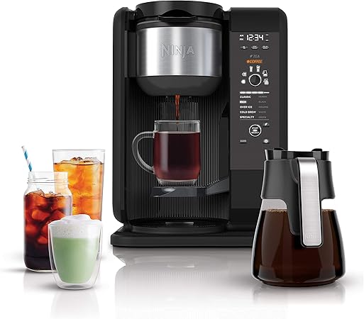 Ninja Hot and Cold Brewed System- Auto-iQ Tea and Coffee Maker with 6 Brew Sizes Ninja Hot and Cold Brewed System- Auto-iQ Tea and Coffee Maker with 6 Brew Sizes