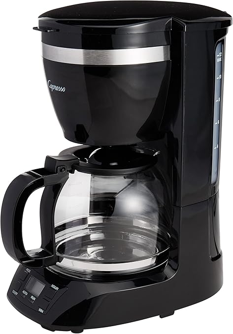 Capresso 424.01 12-Cup Drip Coffeemaker Stainless- 13″ x 7.25″ x 10″ Capresso 424.01 12-Cup Drip Coffeemaker Stainless- 13" x 7.25" x 10"